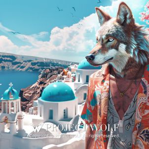 PROJECT WOLF!! The Wolf's Journey to Santorini!!