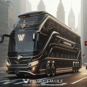 Project wolf 여행 가이드 버스.