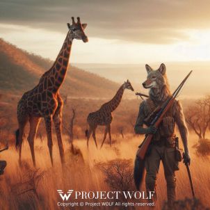 Project wolf 아프리카 야생 기린.