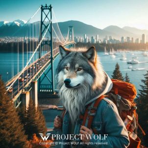 Project wolf 라이온스 게이트 다리(캐나다 벤쿠버)